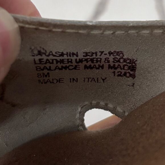 Bass | Vintage Women’s White Leather Slide Buckle Summer Sandals Size 8M - Picture 3 of 10